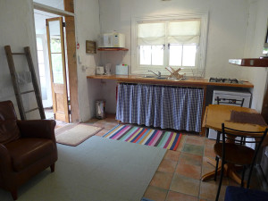 Kitchen and lounge area